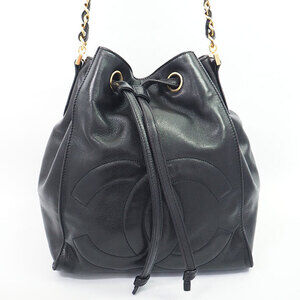 Chanel Drawstring Shoulder Bag Coco Mark